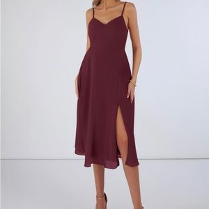 Beautiful bridesmaid dress.